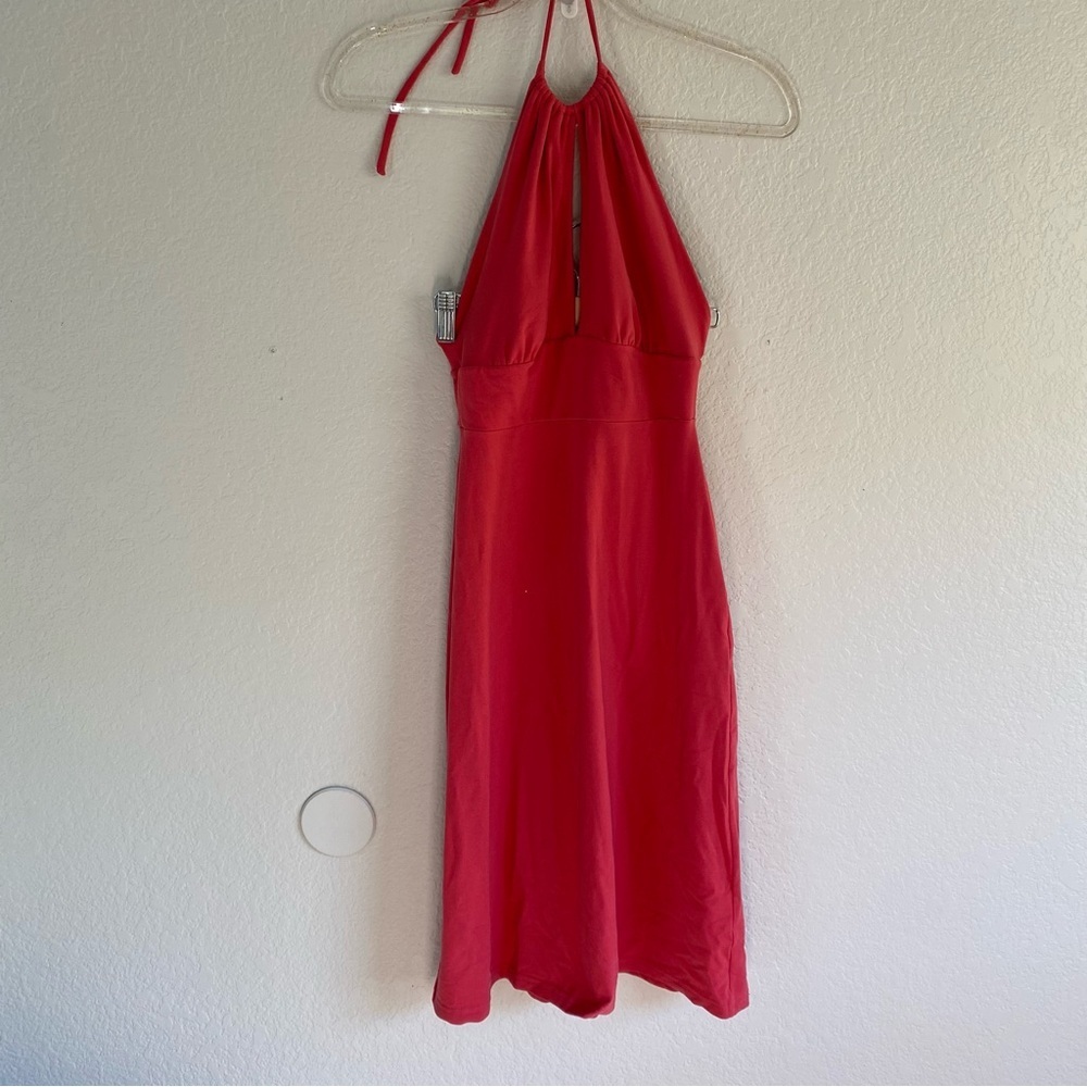 Susana Monaco hot pink Jersey halter dress XS
